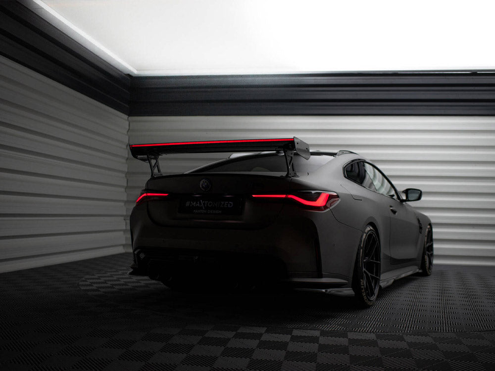 MAXTON DESIGN CARBON SPOILER WITH EXTERNAL BRACKETS UPRIGHTS + LED BMW M4 G82 / M440I G22 / 4 M-PACK G22 — photo 13