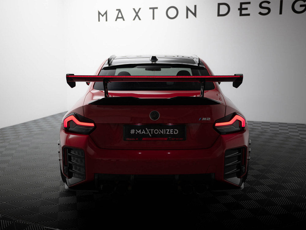 MAXTON DESIGN CARBON SPOILER INTERNAL BRACKETS + LED BMW M2 G87 — photo 3