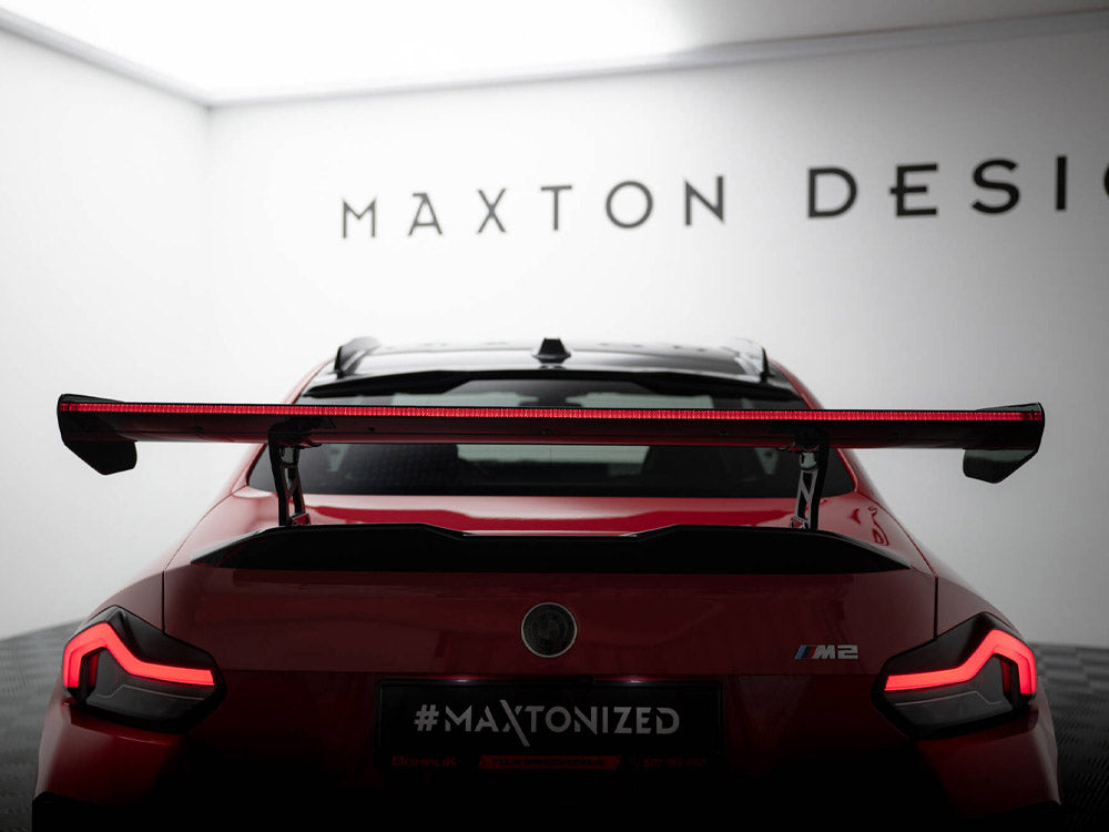 MAXTON DESIGN CARBON SPOILER INTERNAL BRACKETS + LED BMW M2 G87 — photo 4