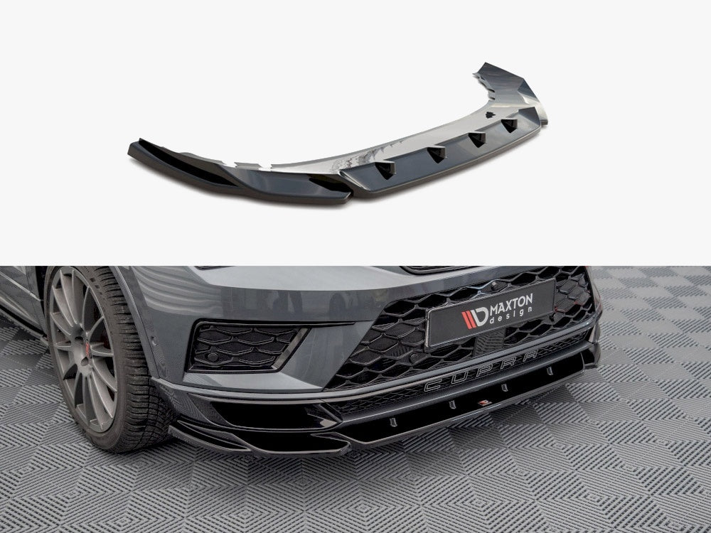 MAXTON DESIGN FRONT SPLITTER V.2 CUPRA ATECA — photo 1