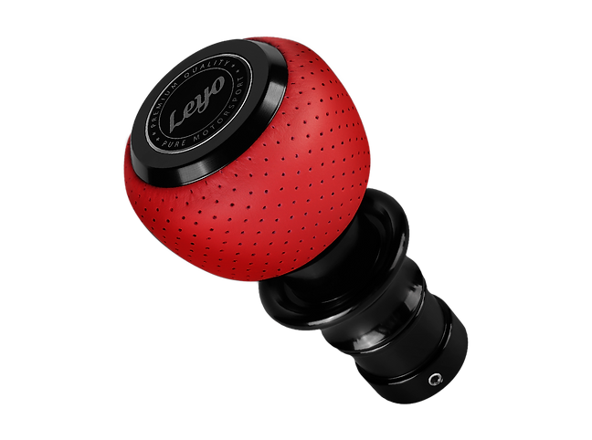 Leyo Motorsport Red Nappa DSG Shift Knob (Black Anodized) – L151RD – supplier image