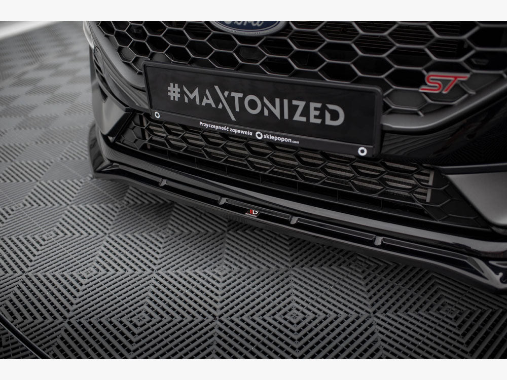 MAXTON DESIGN FRONT SPLITTER V.4 + FLAPS FORD FIESTA ST / ST-LINE MK8 FACELIFT — photo 4