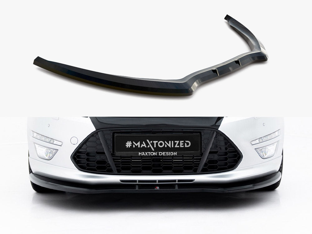 MAXTON DESIGN FRONT SPLITTER V.1 FORD MONDEO ST-LINE SEDAN MK4 FACELIFT — photo 1