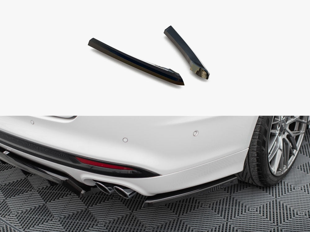 MAXTON DESIGN REAR SIDE SPLITTERS FORD MONDEO SPORT MK5 FACELIFT / FUSION SPORT MK2 FACELIFT — photo 1