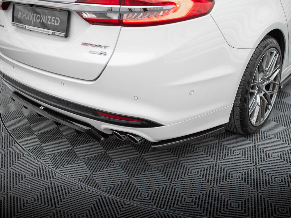 MAXTON DESIGN REAR SIDE SPLITTERS FORD MONDEO SPORT MK5 FACELIFT / FUSION SPORT MK2 FACELIFT — photo 3