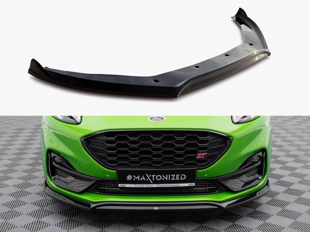 MAXTON DESIGN FRONT SPLITTER V.2 FORD PUMA ST / ST-LINE MK1 — photo 1
