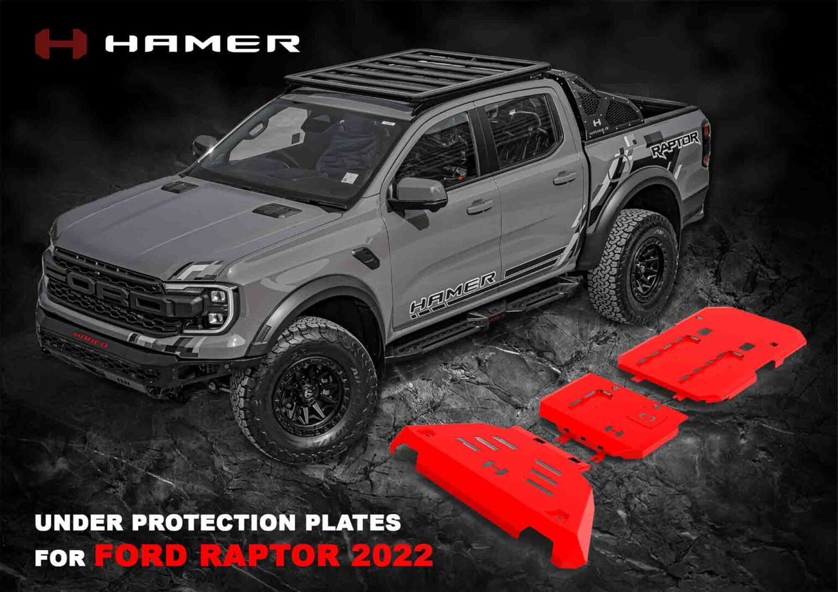 HAMER 3PC UNDERBODY PROTECTION FORD RAPTOR 2023+