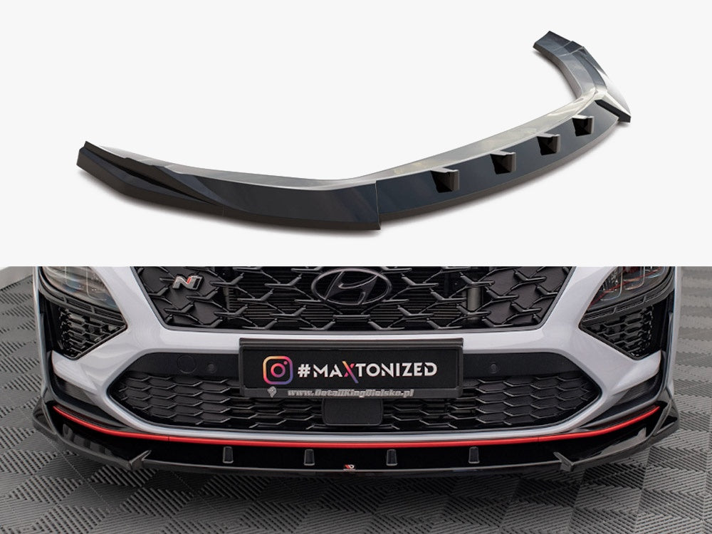 MAXTON DESIGN HYUNDAI KONA N MK1 FRONT SPLITTER V.2 — photo 1