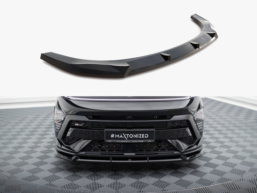 MAXTON DESIGN FRONT SPLITTER HYUNDAI KONA N LINE MK2 — photo 1