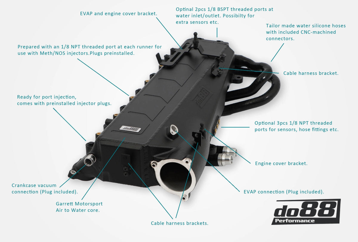 do88 Charge Cooler Manifold MERA, BMW G-Serie (B58) / Toyota GR Supra A90