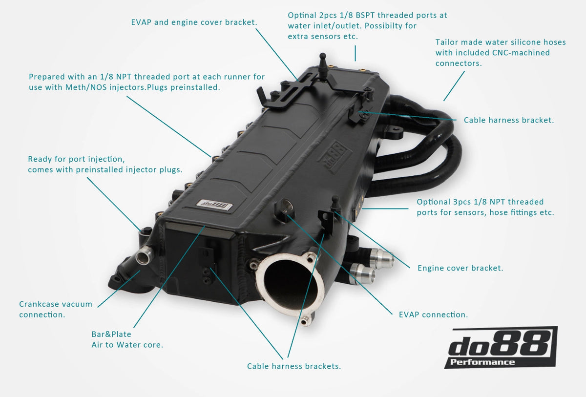 do88 Charge Cooler Manifold, BMW G-Serie (B58) / Toyota GR Supra A90