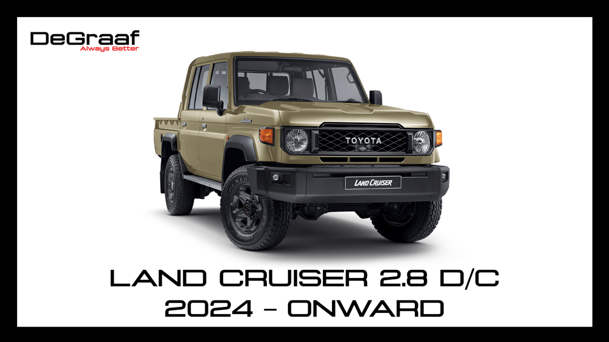 DEGRAAF LAND CRUISER 79 GD6 2.8 D/C 2024 ONWARD SMALL BOX EXHAUST
