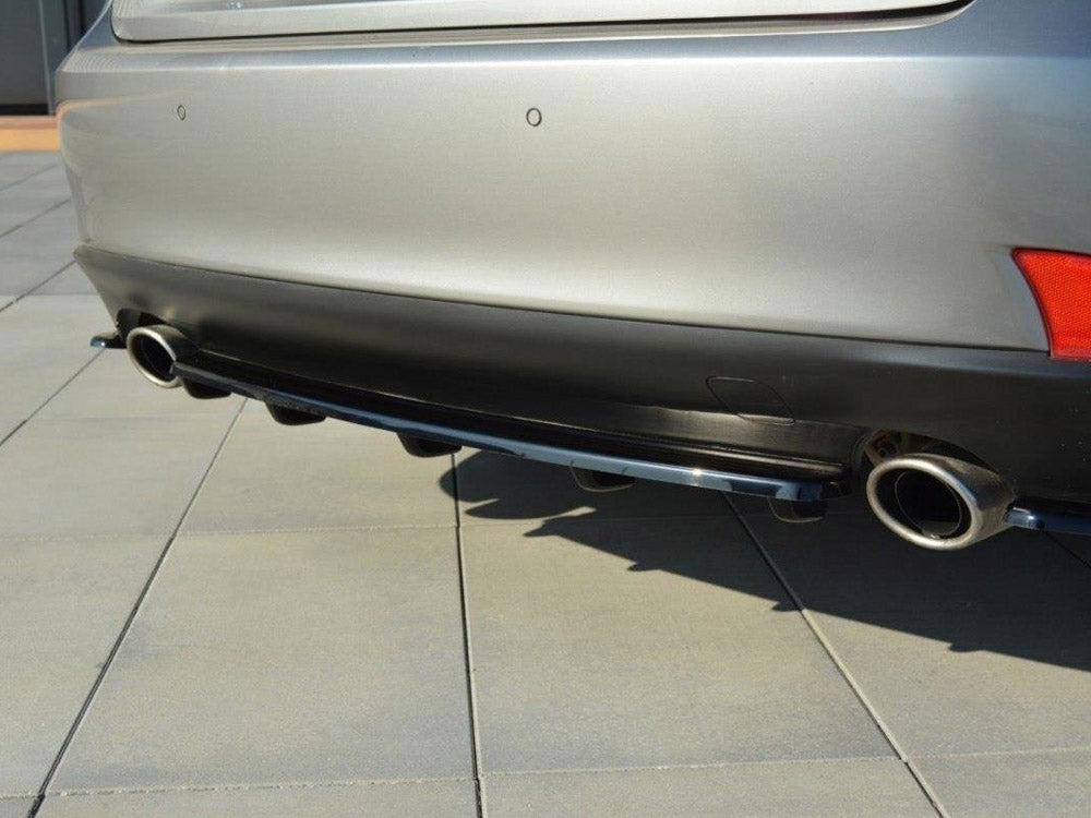 MAXTON DESIGN CENTRAL REAR SPLITTER VERTICAL BARS LEXUS IS MK3 T — photo 1