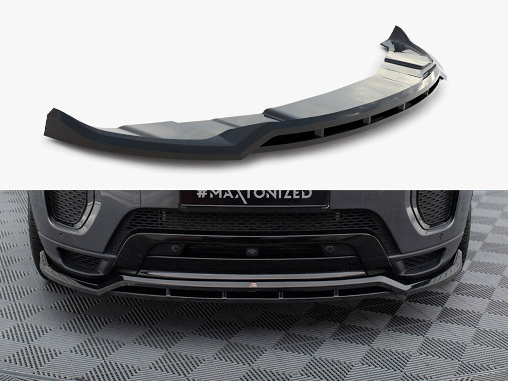 MAXTON DESIGN FRONT SPLITTER RANGE ROVER EVOQUE HSE DYNAMIC MK1 FACELIFT — photo 1