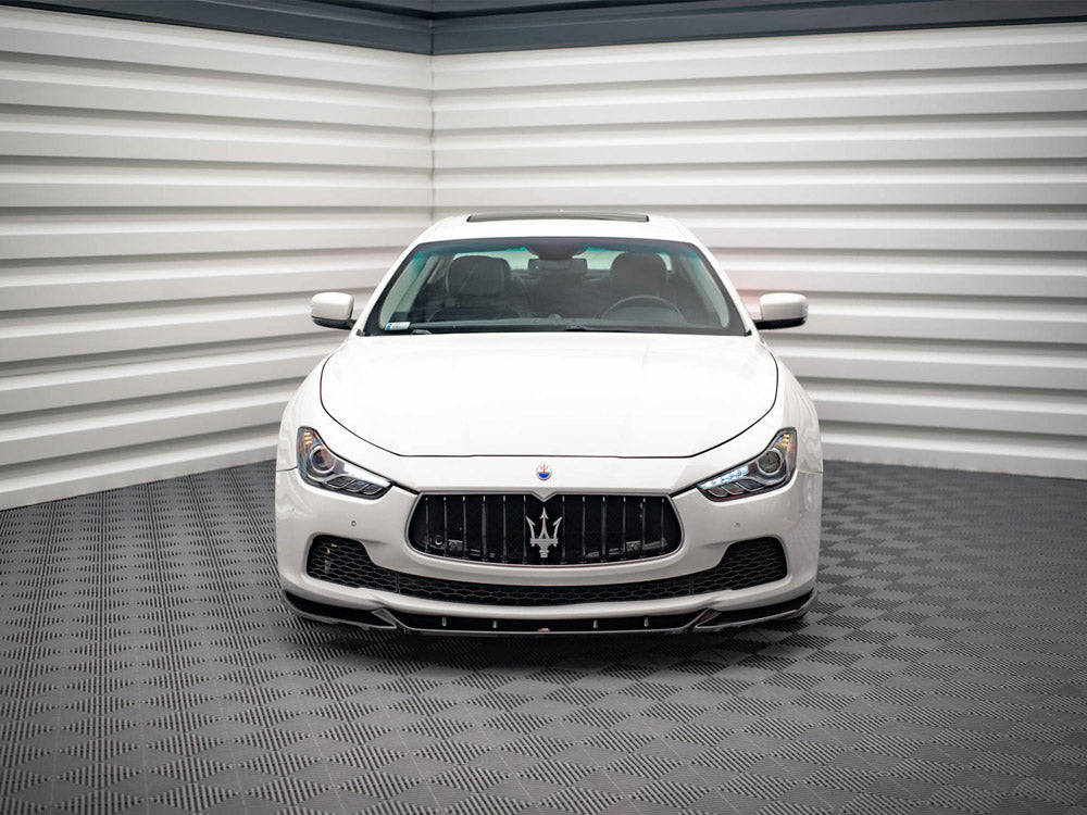 MAXTON DESIGN FRONT SPLITTER V1 MASERATI GHIBLI MK3 — photo 2