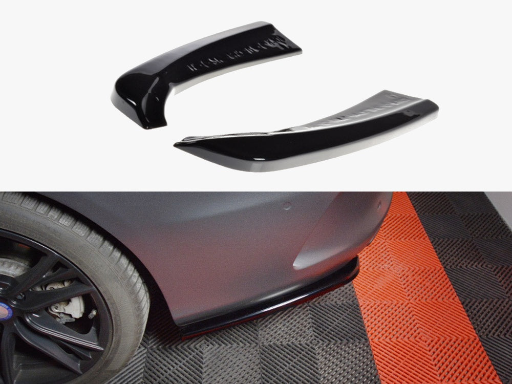 MAXTON DESIGN MERCEDES C-CLASS C205 AMG LINE REAR SIDE SPLITTERS — photo 1