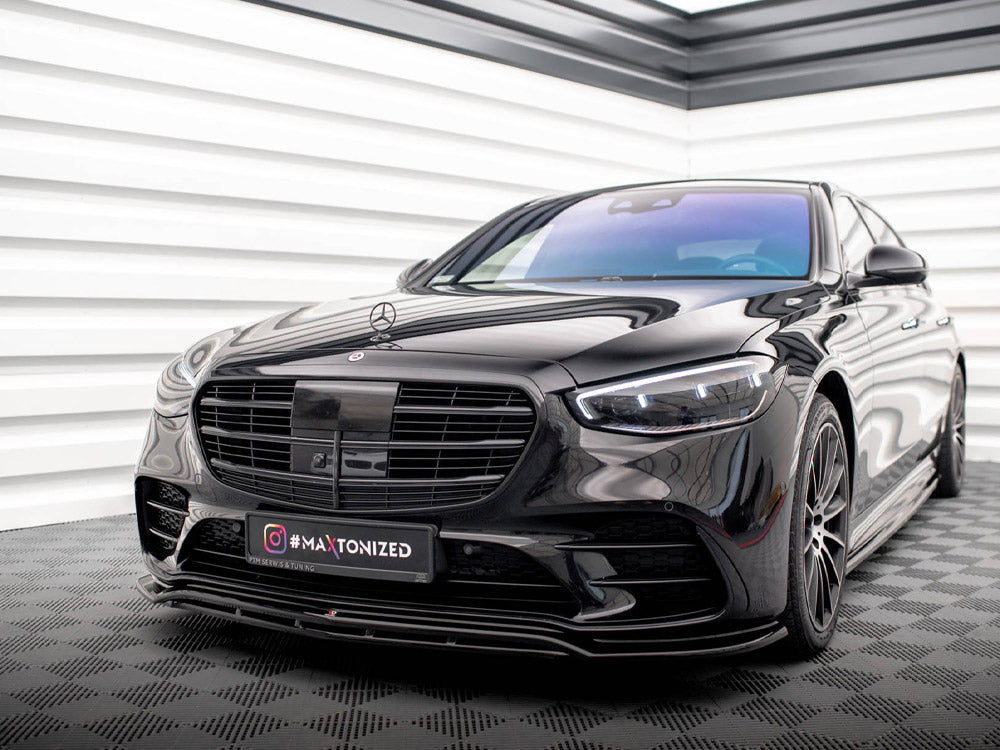 MAXTON DESIGN FRONT SPLITTER MERCEDES S AMG LINE W223 — photo 2