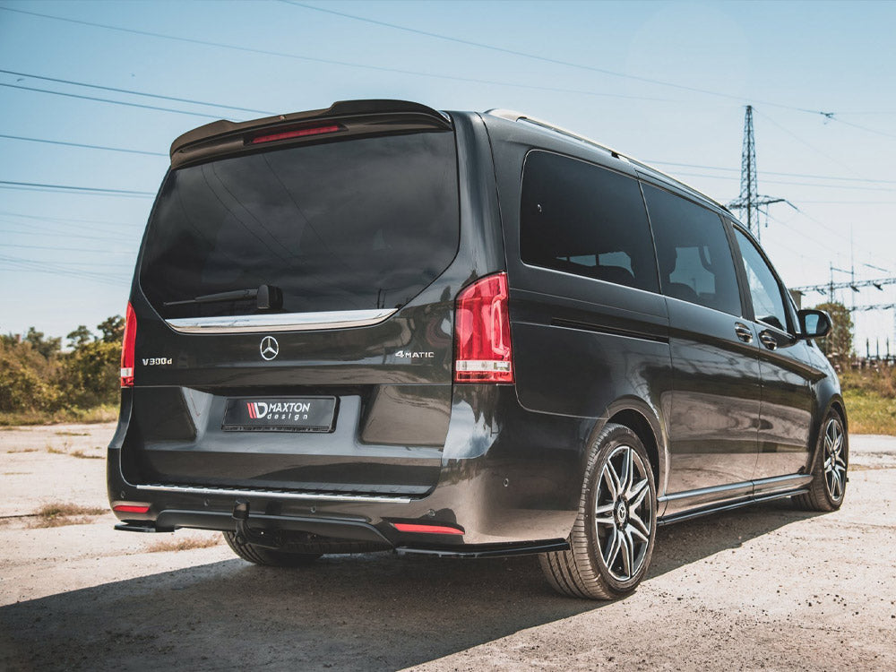 MAXTON DESIGN REAR SIDE SPLITTERS V1 MERCEDES-BENZ V-CLASS W447 FACELIFT — photo 2