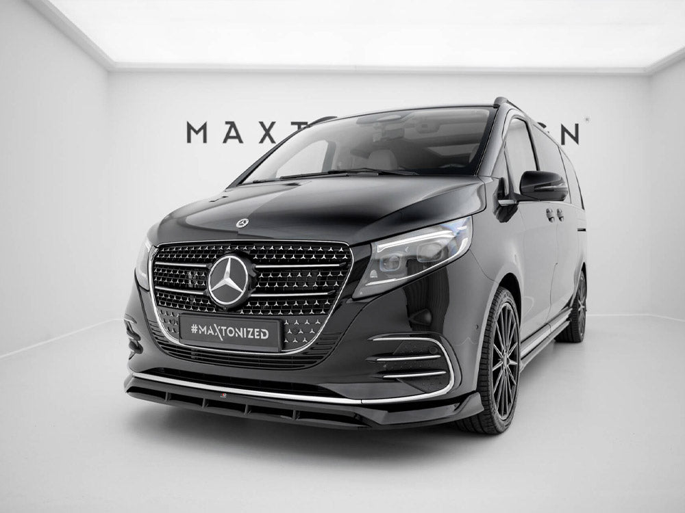 MAXTON DESIGN FRONT SPLITTER MERCEDES V-CLASS W447 FACELIFT 2 — photo 2