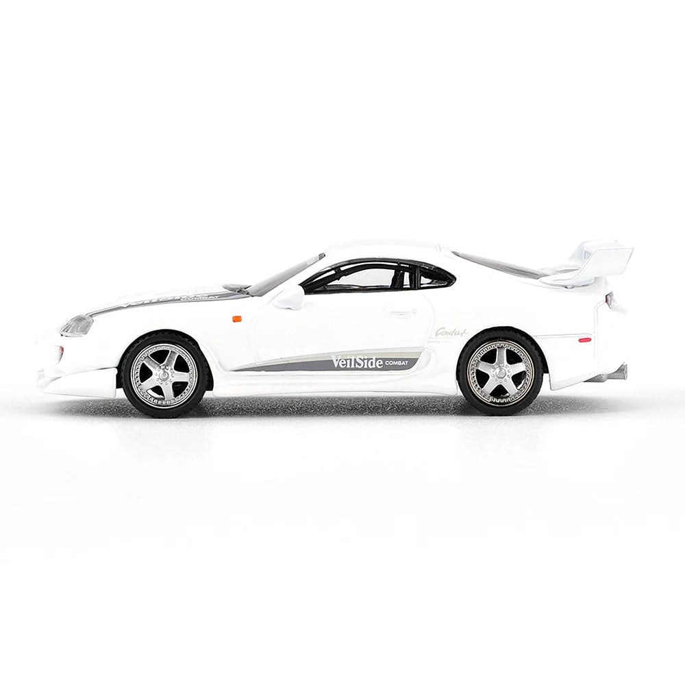Mini GT – Toyota Supra VeilSide Combat V-I White – product view 2