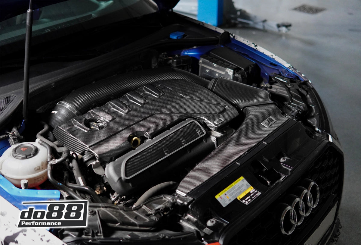 do88 Audi RS3 8V.2 & 8Y / TTRS 8S Carbon fiber engine and manifold cover – product view 2