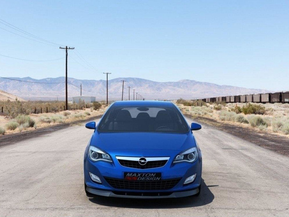 MAXTON DESIGN Front Splitter Opel Astra J Pre-Facelift — photo 2