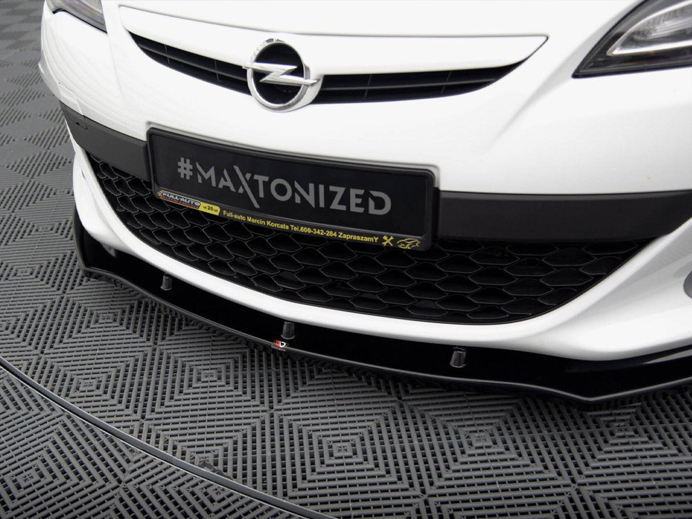 MAXTON DESIGN Front Splitter V.1 Opel Astra J OPC / VXR — photo 4