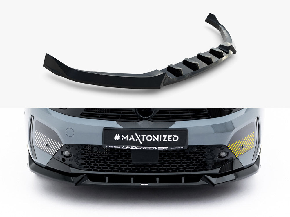 MAXTON DESIGN FRONT SPLITTER OPEL CORSA F FACELIFT (MK6 FACELIFT) — photo 1
