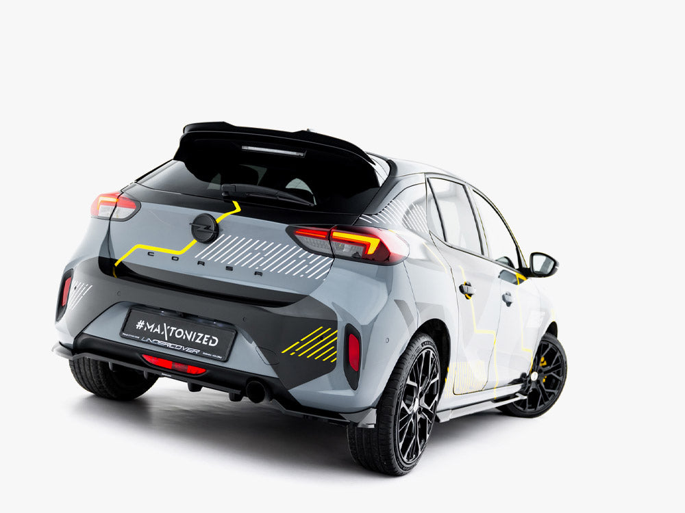 MAXTON DESIGN REAR SPLITTER VERTICAL BARS OPEL CORSA F FACELIFT (MK6 FACELIFT) — photo 2