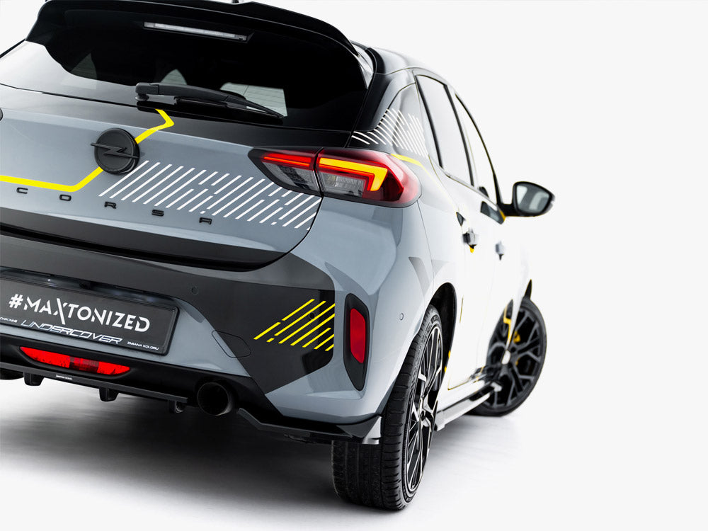 MAXTON DESIGN REAR SPLITTER VERTICAL BARS OPEL CORSA F FACELIFT (MK6 FACELIFT) — photo 6
