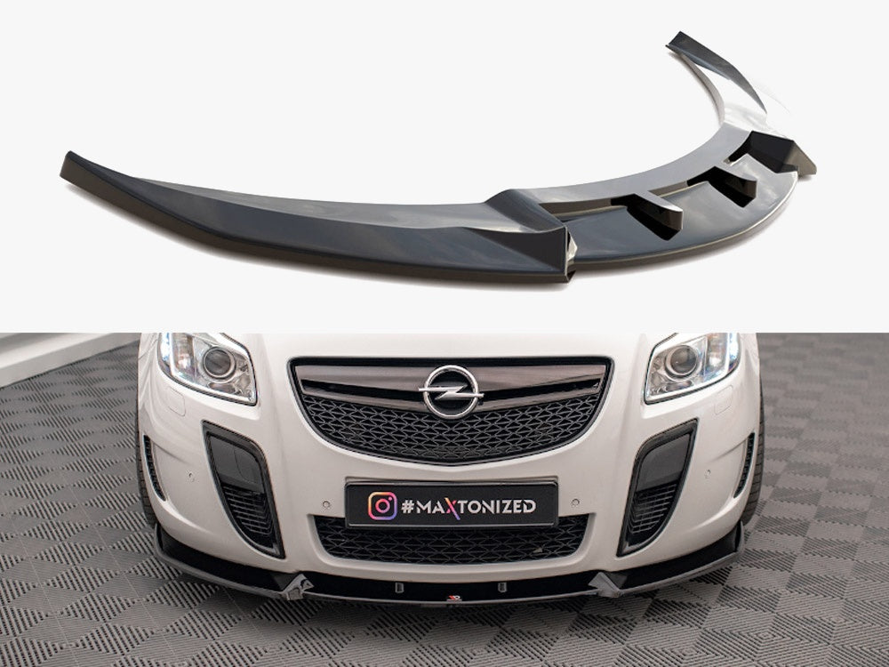 MAXTON DESIGN FRONT SPLITTER V.2 OPEL / VAUXHALL INSIGNIA OPC MK1 — photo 1