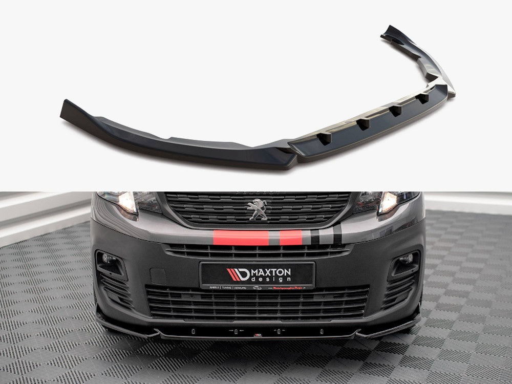 MAXTON DESIGN PEUGEOT PARTNER MK3 FRONT SPLITTER — photo 1