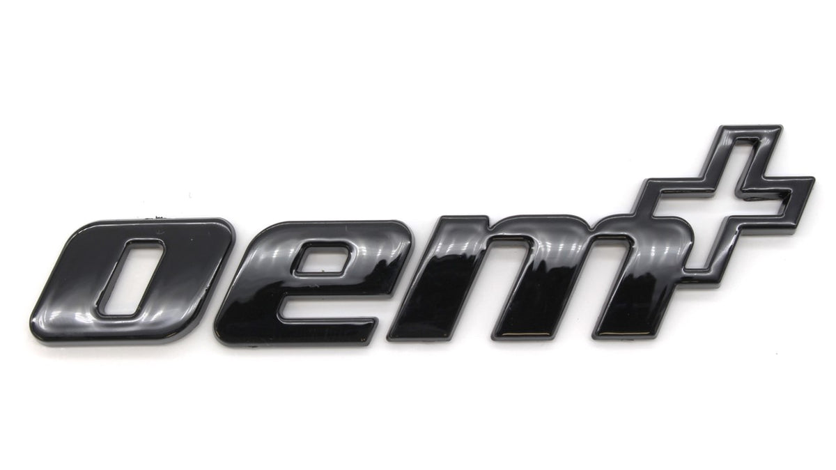 Racingline OEM Plus Badge Black