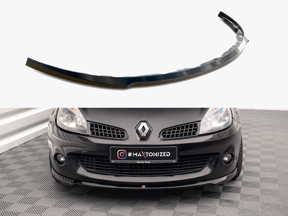 MAXTON DESIGN RENAULT CLIO MK3 RS FRONT SPLITTER — photo 1