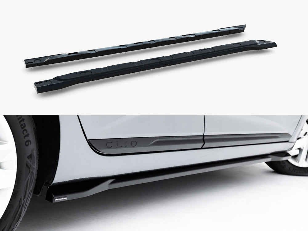 MAXTON DESIGN SIDE SKIRT DIFFUSERS RENAULT CLIO MK5 FACELIFT — photo 1