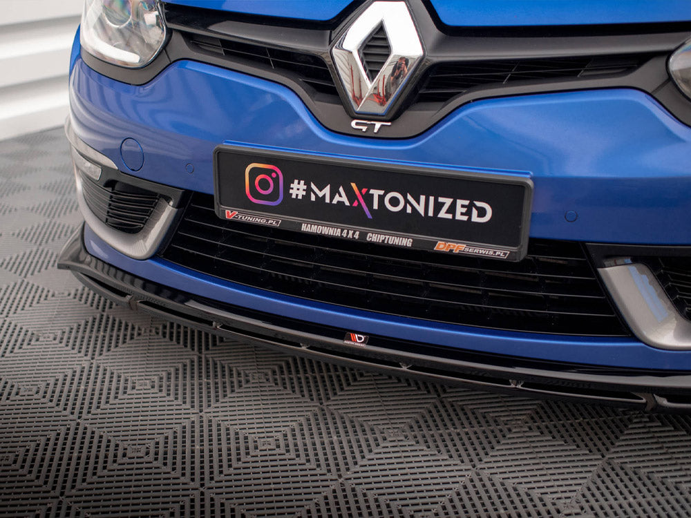 MAXTON DESIGN FRONT SPLITTER RENAULT MEGANE GT-LINE GRANDTOUR MK3 FACELIFT — photo 4