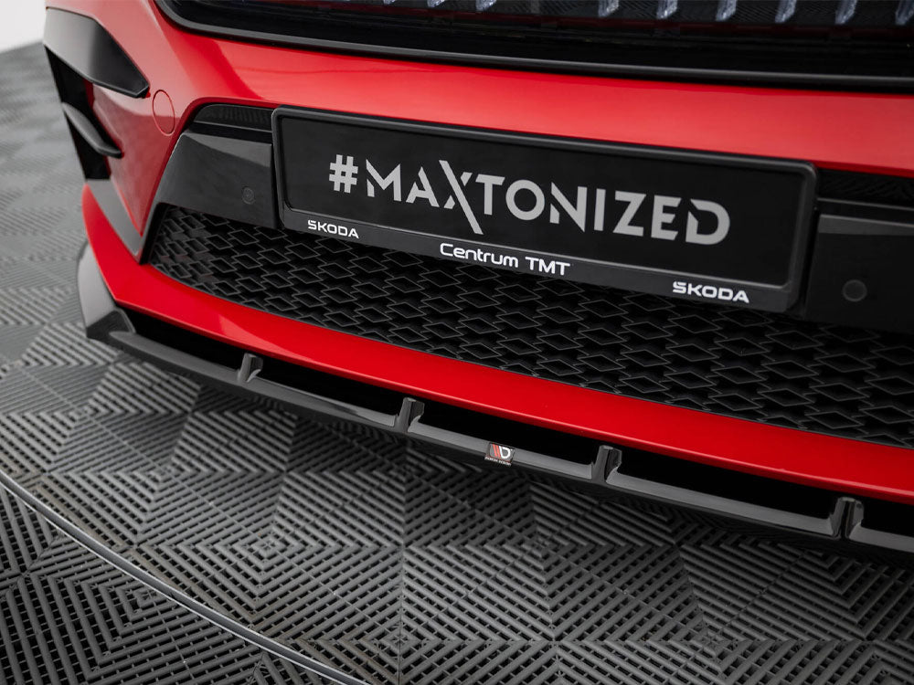 MAXTON DESIGN FRONT SPLITTER SKODA ENYAQ COUPE IV RS — photo 4