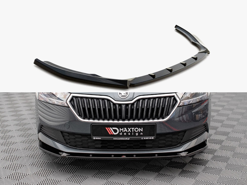 MAXTON DESIGN FRONT SPLITTER SKODA FABIA MK3 FACELIFT (2019-) — photo 1