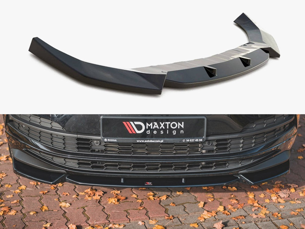 MAXTON DESIGN FRONT SPLITTER SKODA KAROQ SPORTLINE MK1 — photo 1