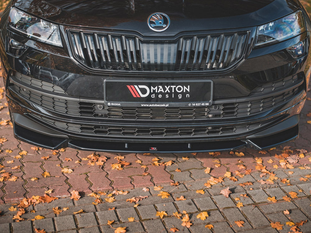MAXTON DESIGN FRONT SPLITTER SKODA KAROQ SPORTLINE MK1 — photo 3