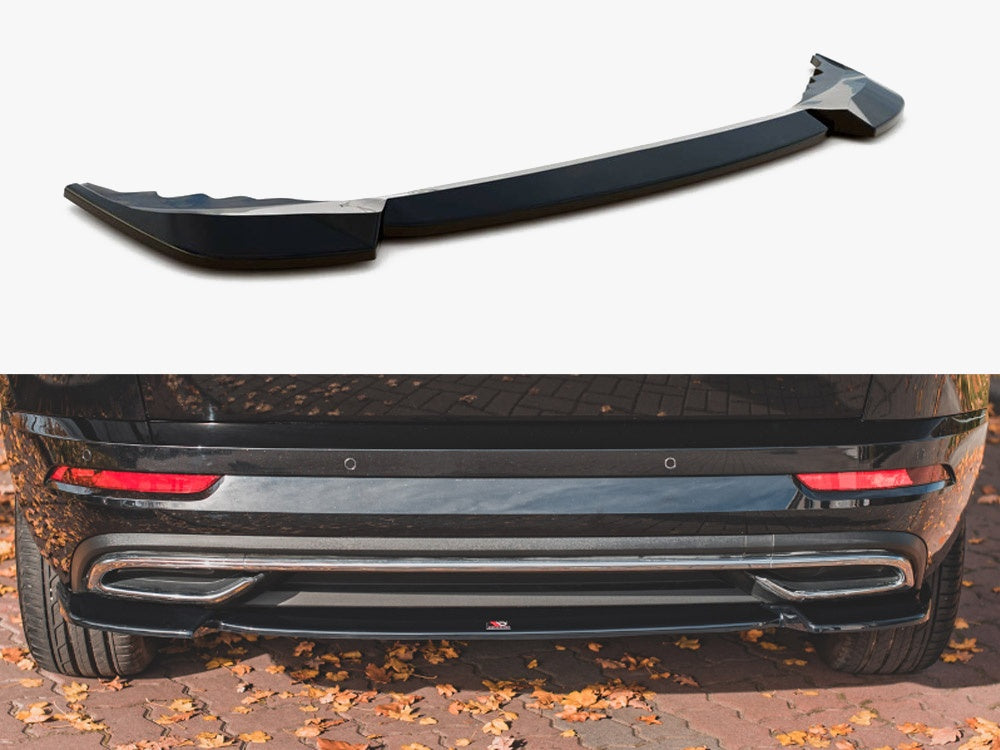 MAXTON DESIGN REAR SPLITTER SKODA KAROQ SPORTLINE MK1 — photo 1