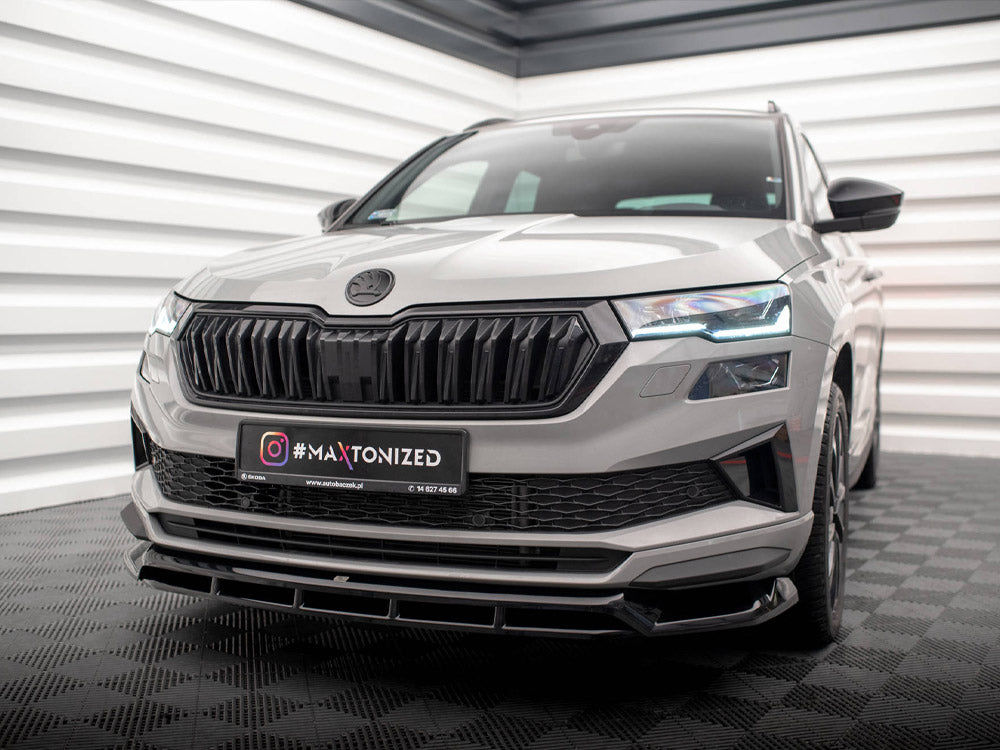 MAXTON DESIGN FRONT SPLITTER SKODA KAROQ SPORTLINE MK1 FACELIFT — photo 2