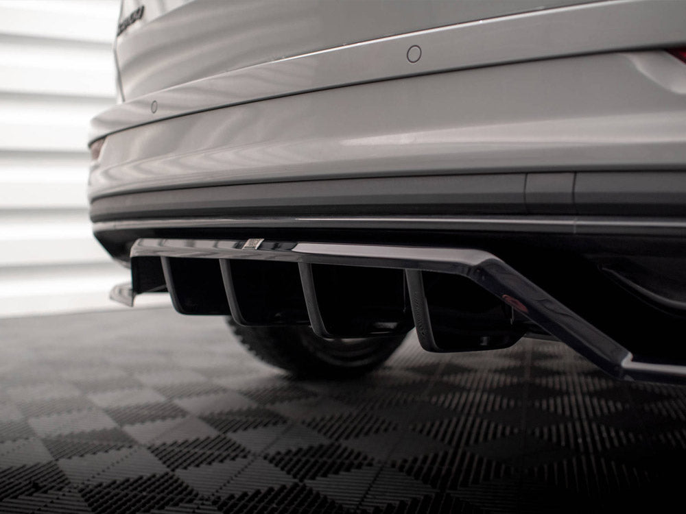 MAXTON DESIGN REAR SPLITTER (VERTICAL BARS) SKODA KAROQ SPORTLINE MK1 FACELIFT — photo 5
