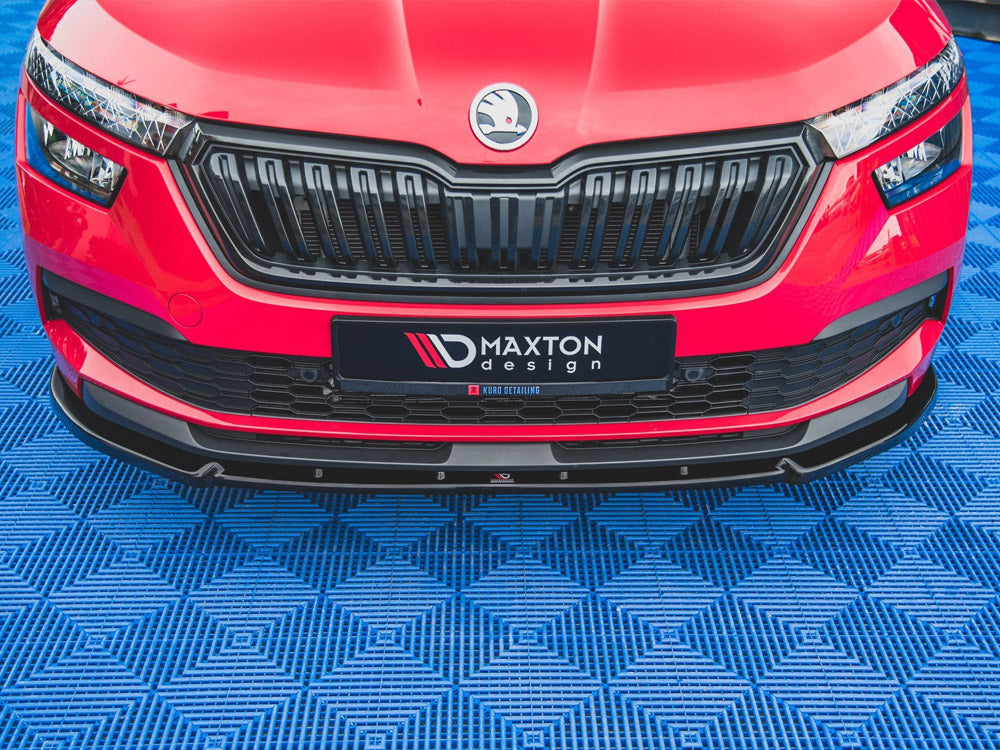 MAXTON DESIGN FRONT SPLITTER V.2 SKODA KAMIQ MK1 — photo 2