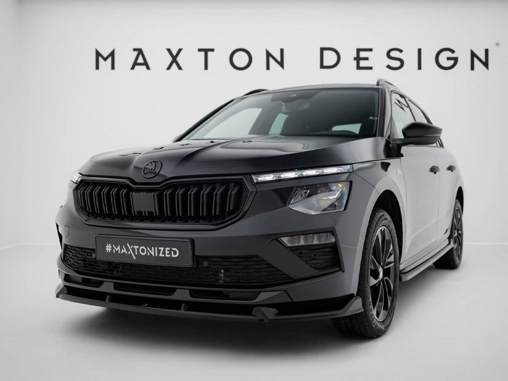 MAXTON DESIGN FRONT SPLITTER V.2 SKODA KAMIQ MONTE CARLO MK1 FACELIFT — photo 2