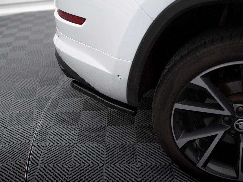 MAXTON DESIGN REAR SIDE SPLITTERS SKODA KODIAQ MK1 SPORTLINE WITH MUDFLAPS — photo 4