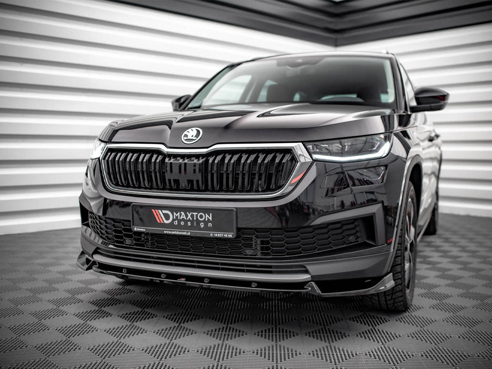 MAXTON DESIGN FRONT SPLITTER V.1 SKODA KODIAQ MK1 FACELIFT — photo 2