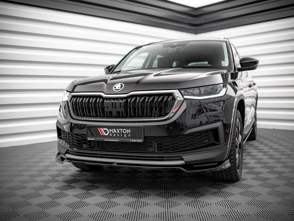 MAXTON DESIGN FRONT SPLITTER V.2 SKODA KODIAQ MK1 FACELIFT — photo 2
