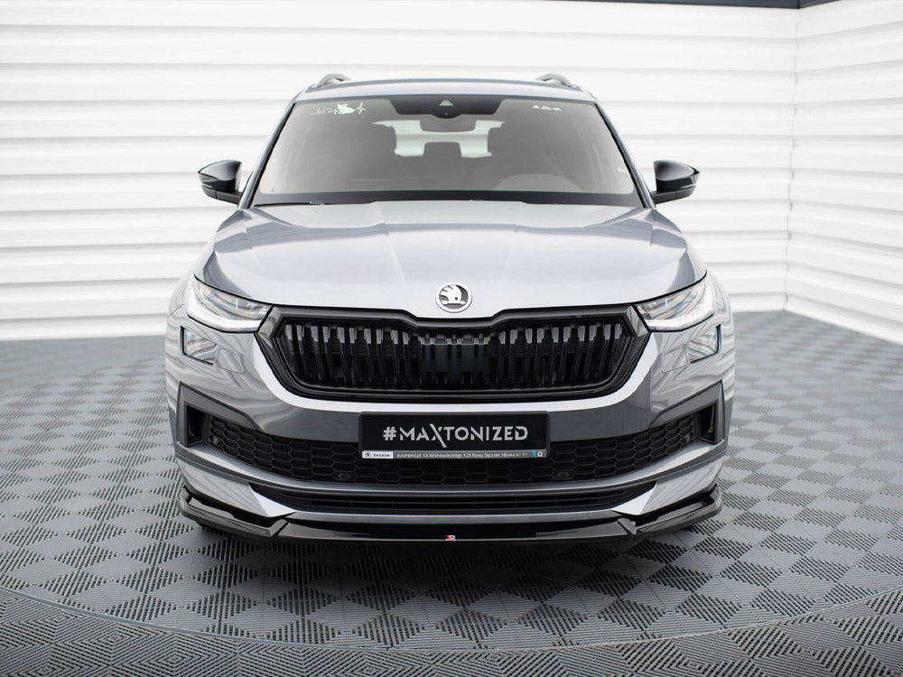 MAXTON DESIGN FRONT SPLITTER V.1 SKODA KODIAQ SPORTLINE MK1 FACELIFT — photo 3