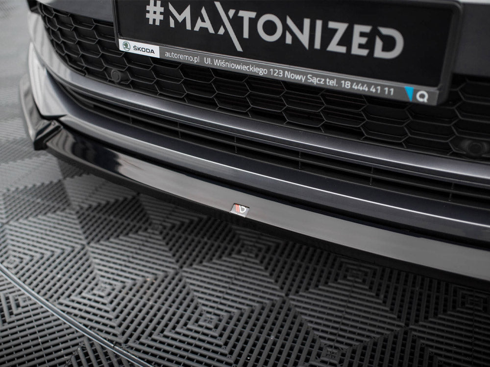MAXTON DESIGN FRONT SPLITTER V.1 SKODA KODIAQ SPORTLINE MK1 FACELIFT — photo 4